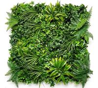 TENAX Divy Panel Tropical Vert 100 x 100 cm - Panneau Modulaire avec Feuilles Artificielles 3D Effet Jungle pour Murs, Jardins Verticaux et Décorations Intérieures/Extérieures