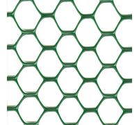 TENAX Exagon Filet de protection vert avec mailles hexagonales pour clôtures, balcons et terrasses - 1 x 30 m