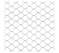 Tenax Examet 25 Grillage hexagonal argent pour enclos à volailles - 26 mm x 10 m