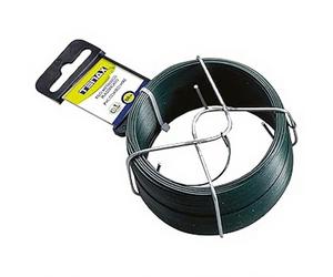 TENAX Fil métallique plastifié vert 50 m - Diamètre 1 mm