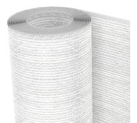 TENAX Filet Brise Vue Soleado in White 1,00x50 m Blanc, Filet Tissé d'Occultation pour Terrasses, Balcons et Jardins, Filet d'Ombrage pour Protéger du Soleil