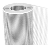 TENAX Filet en Plastique Quadra 10 Blanc 1,00x50 m, Filet de Protection Multi-Usages pour Balcons, Terrasses, Portails et Clôtures