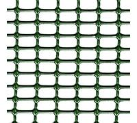 TENAX Hobby 10 Filet en plastique vert à mailles rectangulaires pour clôtures et portails - 1 x 50 m