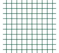 TENAX Plamet 20 Grillage Métallique Plastifié 1,00x5 m Vert, Maille Carrée 20x20 mm, pour Cages et Enclos d'animaux de Basse-Cour (Poules, Lapins, Oiseaux), Petites Clôtures et Applications Agricoles