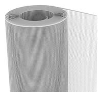 TENAX Quadra 05 Argent 1,00x3 m Filet en Plastique, Filet de Protection Multi-Usages pour Balcons, Terrasses, Portails et Clôtures