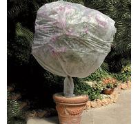 TENAX Saccoclima 1,00x1,60 m (Diamètre 0,60 m) Blanc, Capuchon de Protection pour Plantes, en Tissu Non tissé Prédécoupé de 17 g/m² (4 Pièces), s’enfile sur Les Plantes pour Les Protéger du Froid