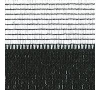 Tenax Soleado Sport Filet tissé blindant Brise Vue Bicolore 2,00 x 100 m Blanc/Noir Blindage pour terrains de Sport, clôtures, campings, piscines, 2,00 x 100 m