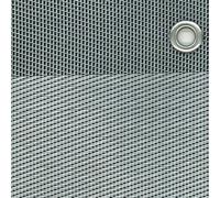 TENAX Texstyle Double filet d¿occultation en textilène avec ?illets gris - 1 x 5 m