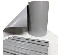 TENAX Twist 19 cm x 35 m Gris, Bande d’Occultation en PVC avec 25 Clips, Couverture Décorative pour la Protection des Clôtures à Panneaux, Portails, Balustrades et Balcons