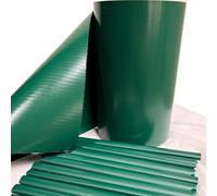 TENAX Twist 19 cm x 35 m Vert, Bande d’Occultation en PVC avec 25 Clips, Couverture Décorative pour la Protection des Clôtures à Panneaux, Portails, Balustrades et Balcons