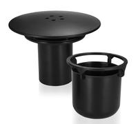 Tenbrachian Capot Bonde Douche, 90 mm/115mm Bonde de Douche, Universelle Siphon DoucheRemplacement de Couvercle de Vidange, Couvercle de Prise de Drain de Douches