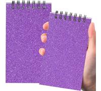 Tenceur Lot de 2 petits carnets de poche 7,6 x 12,7 cm à spirale avec couverture lignée et 120 pages pour bureau, université, infirmière, essentiels pour la rentrée scolaire
