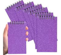 Tenceur Lot de 6 petits carnets de poche 7,6 x 12,7 cm à spirale avec couverture lignée et 120 pages pour bureau, université, infirmière, essentiels pour la rentrée scolaire