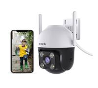 Tenda 5MP 3K Caméra Surveillance Extérieure WiFi 6, Caméra IP Extérieur avec Vision Nocturne Couleur, 360° Pan/Tilt Suivi Automatique, Détection Humaine/Véhicule IA, WiFi 2.4GHz Uniquement, Alexa