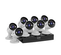 Tenda Kit de Caméra de Surveillance PoE pour Extérieur, 8 Caméras CCTV 4MP Extérieur+ NVR (Prend en Charge jusqu'à 10 to) pour vidéosurveillance 24h/24 et 7j/7, caméra IP PoE