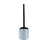 TENDANCE - Brosse WC Grès Laqué - Bleu - Salle de Bain - Poubelles et Brosses WC