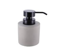 TENDANCE - Distributeur à Savon en Ciment 320 ML - Gris - Salle de Bain - Accessoire Salle de Bain à Poser