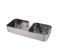 Tendance - Etagère ABS Adaptable selon Diamètre Colonne de Douche - Chrome - Salle de Bain - Hydro