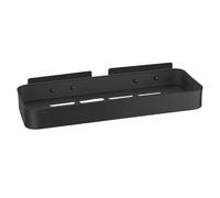 Tendance Étagère rectangulaire en aluminium 3 m Noir - Accessoire de salle de bain