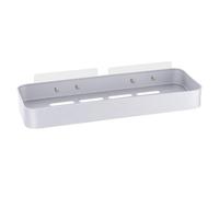 Tendance Étagère rectangulaire en aluminium chromé de 3 m - Accessoire de salle de bain