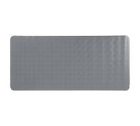 Tendance - Fond de Baignoire Caoutchouc Naturel 34x74 cm - Gris Foncé - Salle de Bain - Tapis Antidérapant