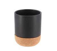 TENDANCE - Gobelet Dolomite Rond et Liege - Noir/Liege