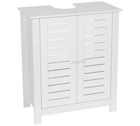 Meuble Sous Lavabo Mdf 2 Portes/1 Etagere Interieure - Santorin - TENDANCE