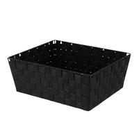 Tendance - Paniere dressing polyester h15xl31,5xp39cm - noir