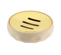 Tendance - Porte Savon ABS + Rubber - Beige - Salle de Bain - Accessoire Salle de Bain à Poser