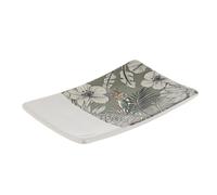 TENDANCE - Porte Savon Dolomite Imprimé- Jungle Fever Kaki - Salle de Bain - Accessoire Salle de Bain à Poser
