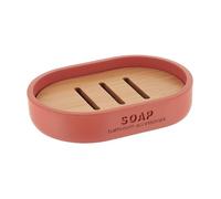 TENDANCE - Porte Savon Polyrésine - Terracotta- Salle de Bain - Accessoire Salle de Bain à Poser