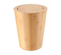 POUBELLE BAMBOU AVEC COUVERCLE INCLINABLE 4,5L - BAMBOU