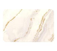 Tendance - Tapis Diatomite 39x60 cm - Marbre - Salle de Bain - Tapis