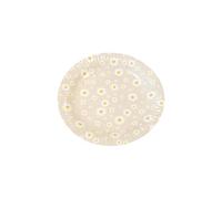 Tendances Fêtes - 6 ASSIETTES CARTON MARGUERITE 18CM NATURE