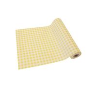 Tendances Fêtes - Chemin DE Table Toile Vichy 28CMX5M Jaune