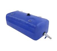 Tenddya Sac de stockage d'eau 110 l, PVC, résistant à la pluie, au feu | Tissu en PVC, acier inoxydable, 29 galons, -40-80 °C, vanne sphérique 25 mm, anneau de traction, 1,43 kg, jardin, camping
