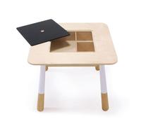 Tender Leaf Table en bois Forêt pour enfants - Table de jeu avec tableau et espace de rangement