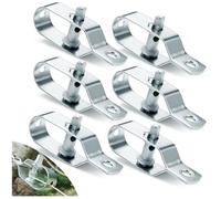 Tendeur Cable Grillage, 6 Pièces, Acier Galvanisé, pour Fil à Linge, Clôture, Fil Barbelé, Corde, INOX