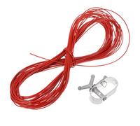 Tendeur de Câble pour Couverture de Piscine hors Sol 40m Aluminium | Kit de Treuil à Câble, Câble Acier et Pvc, pour Couverture de Sécurité D’hiver, 130 Pieds