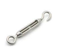Tendeur de câble Tendeur de fil tendeur M4 M5 M6 M8, chaîne rotative à longueur réglable, crochets câble métallique en acier inoxydable 304, tension boulon(1pc,M4_OC)