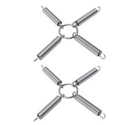 Tendeur de Chaîne de Pneu en Acier Inoxydable, 1 Paire pour Pneuse à Neige et Tracteur, 4 Maillons, Idéal pour la Jardinoble et Le Nettoyage d'hiver, Utilisation Facile
