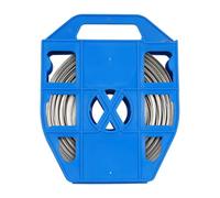 Tendeur de sangle en acier inoxydable avec bobine de ruban de 4,5 cm x 30,5 m, 100 boucles d'oreille Lokt, kit d'outils de sanglage avec bouton de réglage pour bandes de cerclage en polypropylène