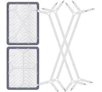 Tendeur Drap Housse - Attache Drap Housse - Réglable Élastiques Triangle Sangles - 4 Pcs(120cm-230cm) - pour Draps,Matelas-Blanc