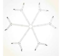 Tendeur Drap Housse Réglable, Attache Drap Housse 12 Pinces Métalliques | Élastique drap housse réglable, sangle drap housse 12 pinces, maintien coin pour draps et housses