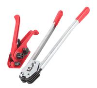 Tendeur manuel de feuillard plastique PP/PET, appareil de scellage, appareil de cerclage manuel, kit d'outils d'étanchéité et d'emballage