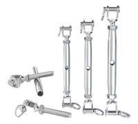 Tendeur pour câble M5 Acier 304 pour Garde-corps Jardin Balustrade Kit Palissage Plantes Grimpantes pour suspension Lumière Extérieure(M10)