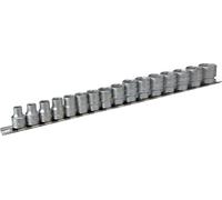 Teng - M3816 Socket Clip Jeu de barres avec 16 entraînements métriques de 3/8 pouces