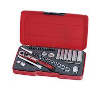 Tengtools 167290105 T 1436.1/4, Dr.socket Set (Mr1436)