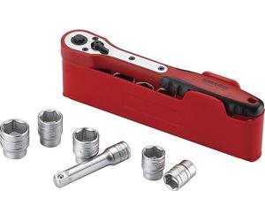 Teng Tools Socket Wrench Set 3/8 M3812N1 Crv 185990108