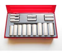 Teng Tools TT3816 Douille Set 3/8 Lecteur 16 Douilles En Porte-Boîte